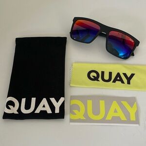 🆕 QUAY Let It Run Matte Black Sunglasses